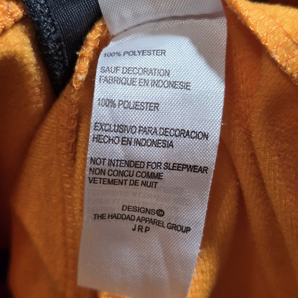 Nike Orange & Black Zip-Up Track Activewear Athletic Jacket Baby Size 24 Months - Picture 3 of 7